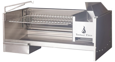 1000mm stainless steel Ashpanbraai
